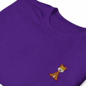 T-shirt Brodé Girafe